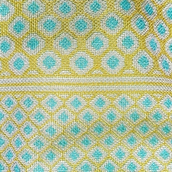 ZARA DIAMOND JACQUARD KNIT PANTS SIZE M - Picture 10 of 16